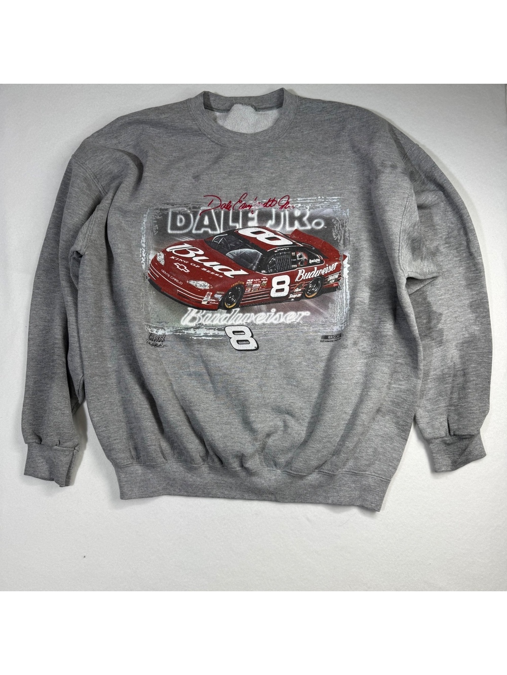 Vintage Dale Earnhardt Jr. #8 Budweiser NASCAR Crewneck